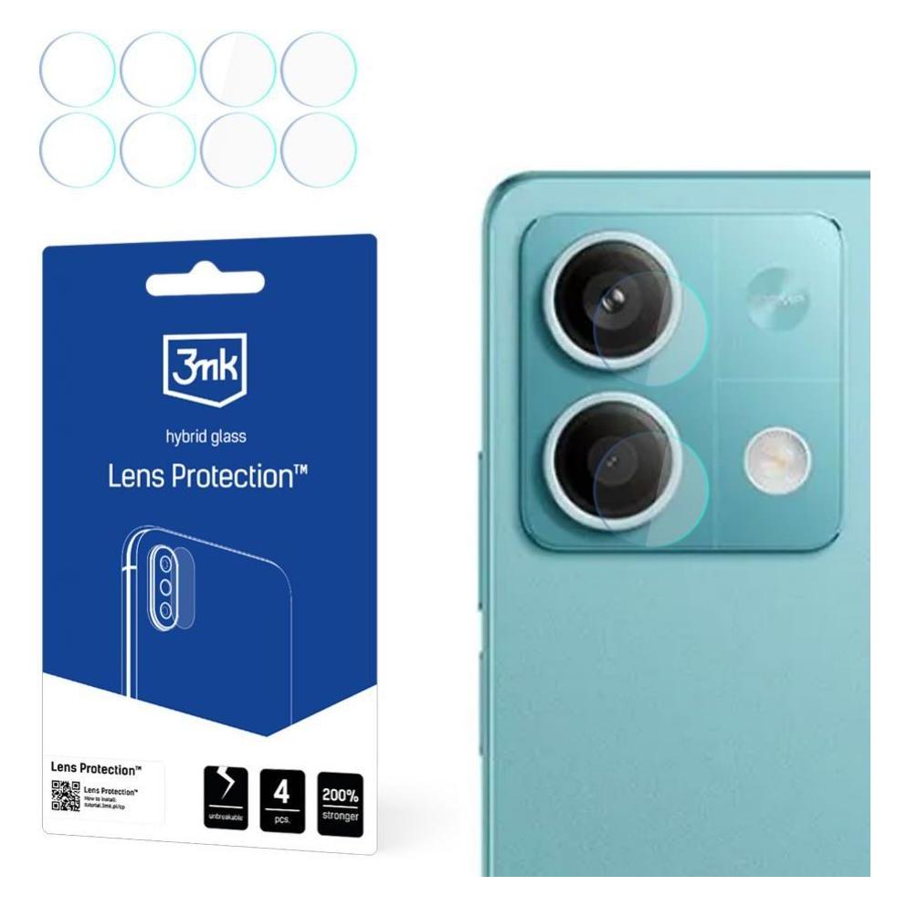 Aerku [3 Pezzi] Protezione Fotocamera In Vetro Temperato Per Xiaomi Redmi Note 13 5G - Pellicola Trasparente HD Anti-Graffio