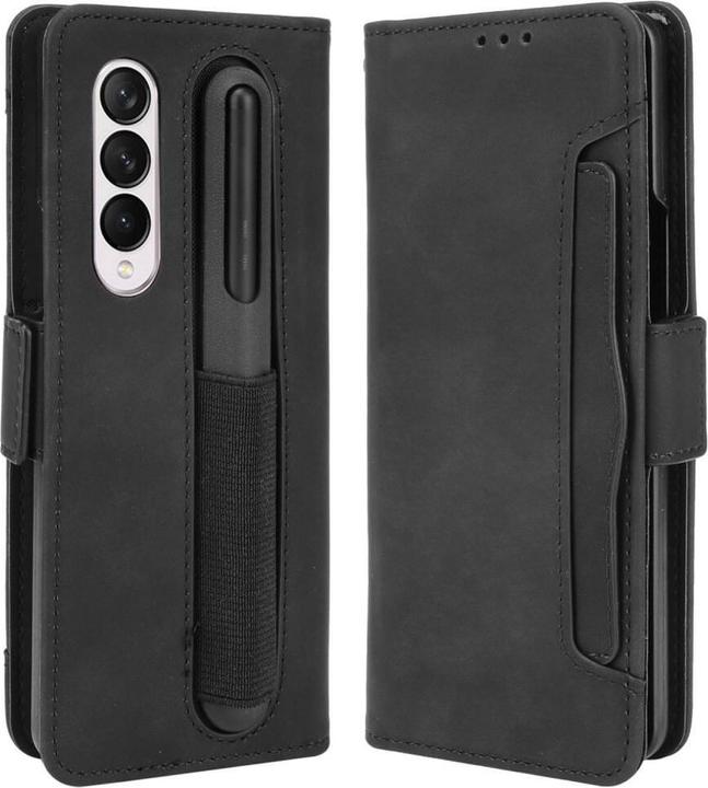 Produktbild Cover-Discount Galaxy Z Fold4 5G - Etui mit vielen Kartenfächer schwarz (Samsung Galaxy Z Fold4)