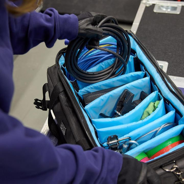 Produktbild Adam Hall ORGAFLEX® CABLE BAG PRO - Gepolsterte Organizer-Tasche für Kabel und Zubehör | Professionelle Ausfüh