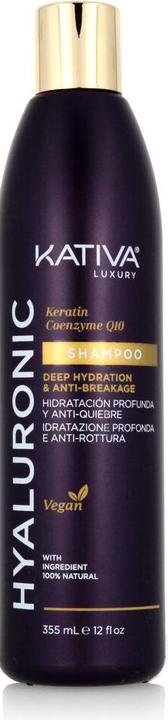 Actual product image Kativa Hyaluronic Keratin & Coenzyme Q10 Shampoo - 355ml (355 ml, Liquid shampoo)