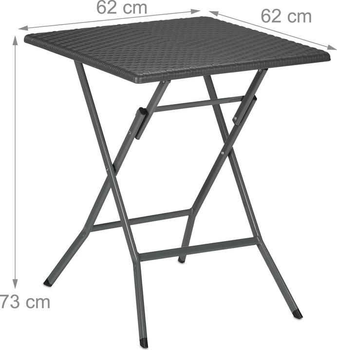 Produktbild Relaxdays Gartentisch