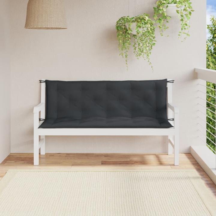 Image du produit vidaXL Coussins de banc de jardin 2 pcs. tissu (150 x 50 x 7 cm)