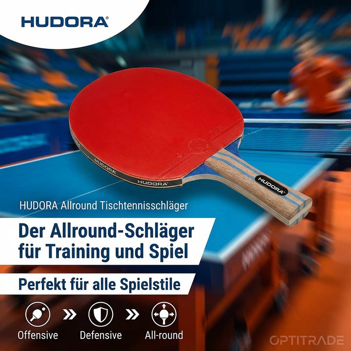 Actual product image Hudora Table Tennis Bat Match