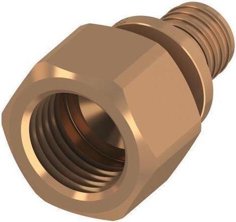 Produktbild TECE TECEflex bergangsmuffe 20 x 1/2" IG Rotguss 705103 (Pressverbindung)