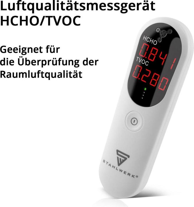 Actual product image Stahlwerk Test tool set with air quality meter and humidity meter