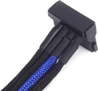 Image du produit Silverstone Câble Molex 4 pôles vers 4x SATA (30 cm, PWM à 4 broches)