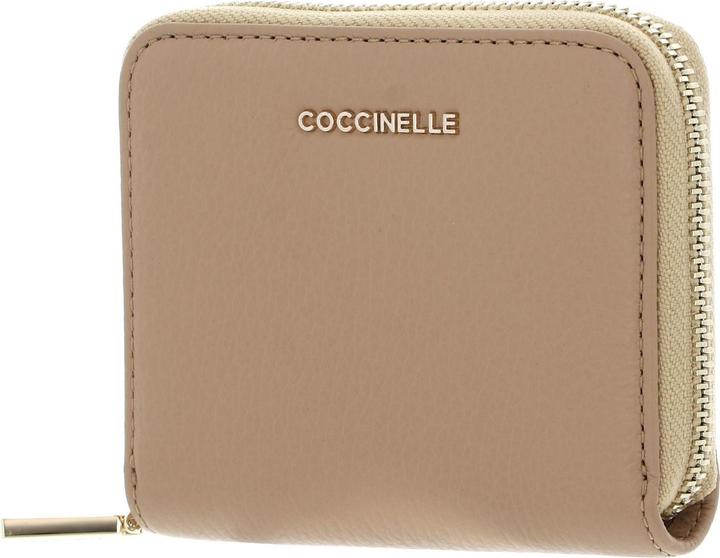 Actual product image Coccinelle Metallic Soft Leather Zip Around Wallet