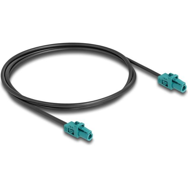 Delock Kabel Mini FAKRA Z Buchse single zu Mini FAKRA Z Buchse single A-Typ (Antennenkabel), Antennenkabel