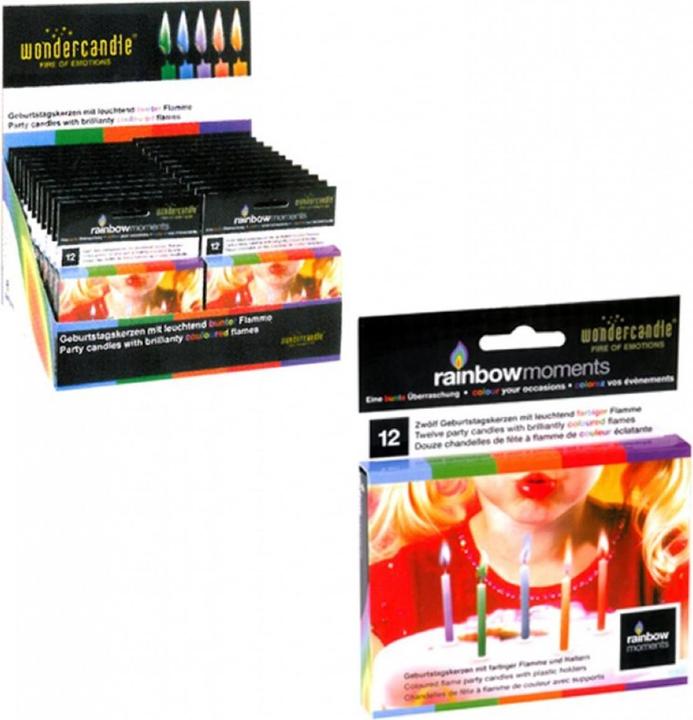 Actual product image Wondercandle Rainbow Moments (12 pcs.)