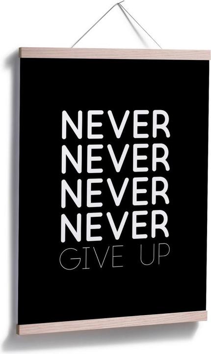 Image du produit Trenddeko Ne jamais abandonner (40 x 50 cm)