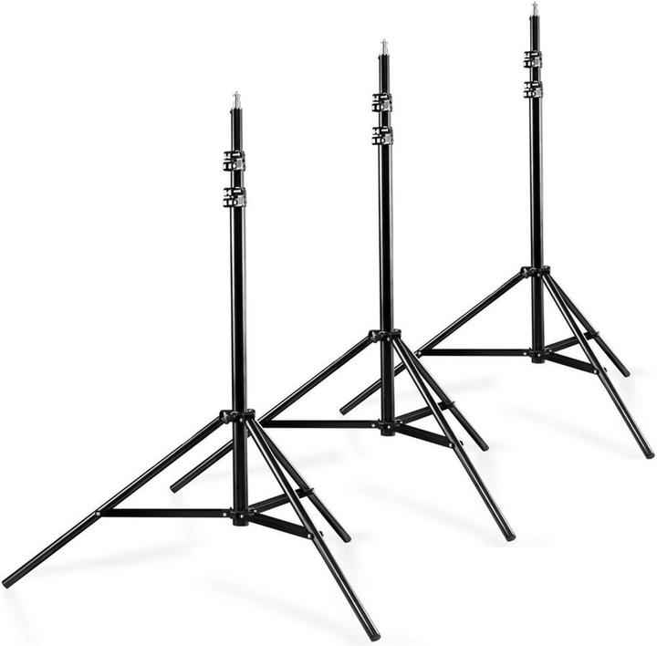 Immagine prodotto Walimex Set di treppiedi per lampade WT-806 (256 cm, 6 kg)