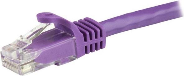 Actual product image StarTech 3m Cat6 Snagless RJ45 Ethernet Network Cable - Purple - 3m Cat 6 UTP Cable (U/UTP, CAT6, 3 m)