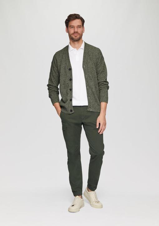 Produktbild s.Oliver Strickcardigan mit V-Ausschnitt in Bicolor-Optik (S)