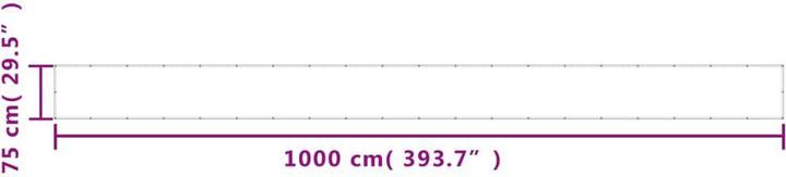 Immagine prodotto vidaXL Schermo privacy per balcone 100 % poliestere Oxford