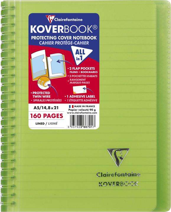 Immagine prodotto Clairefontaine Koverbook (A5, Righe)