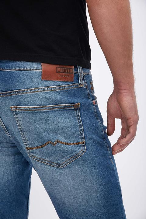 Produktbild Mustang Oregon Tapered Jeans crinkle used rinse (W35/L34)