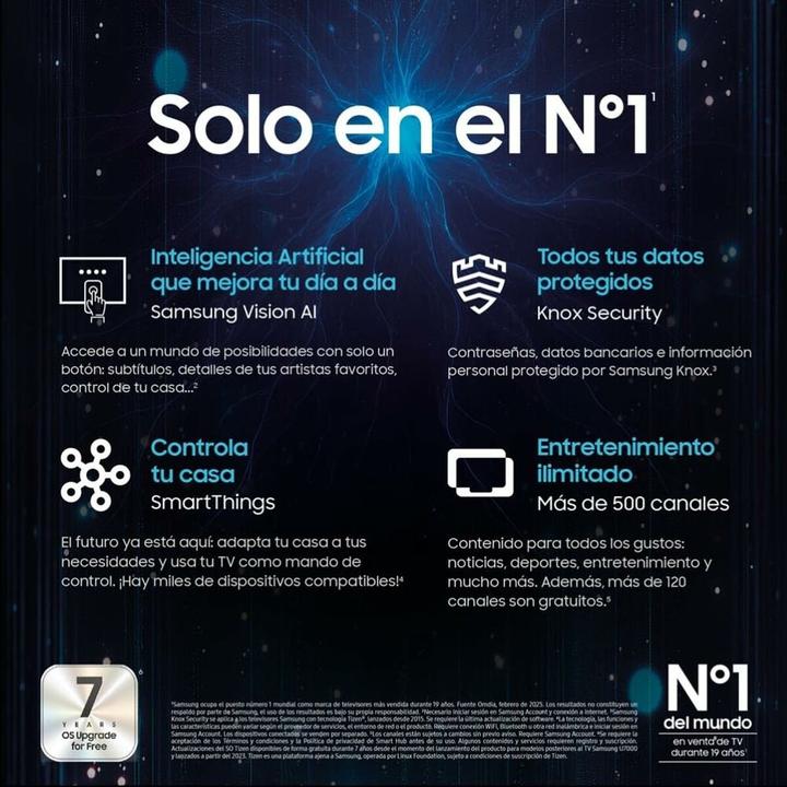 Actual product image Samsung 43" Fladskrms TV LED 4K TU43U7005FKXXC (43", LED, 4K, 2025)