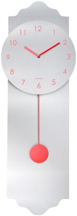 Chic.Mic Wanduhr Pendelum Clock 24 x 70 cm, Weiss