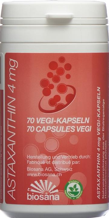 Actual product image Biosana Astaxanthin (70 pcs., Capsules, 61 g)
