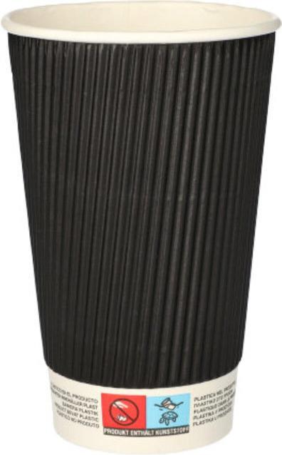 Actual product image Starpak Drinking Cup "To Go" Ripple Wall (25x)