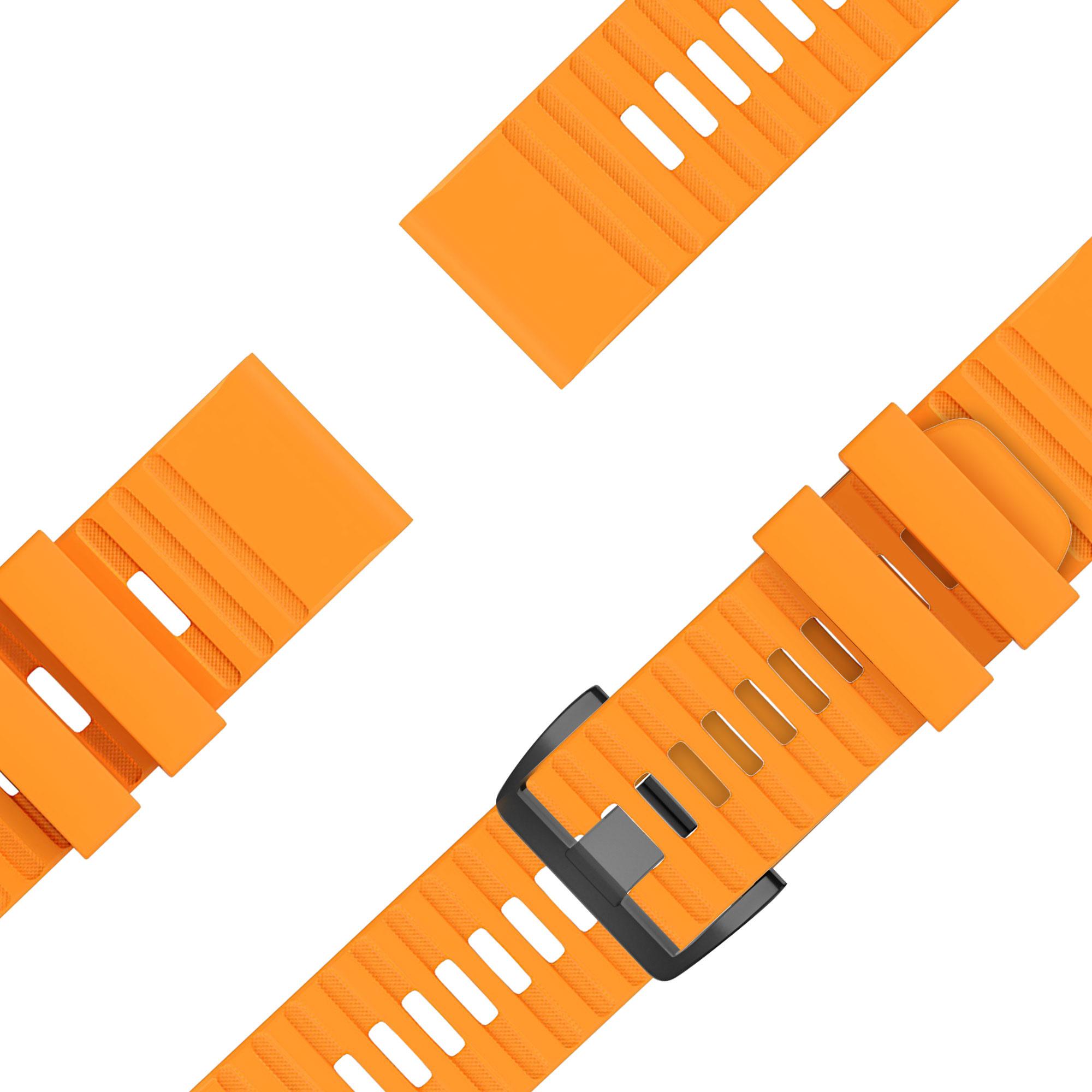 Thumbnail - Bandz Silikonarmband (Silikon, 6x, fenix 5X), Uhrenarmband, Orange