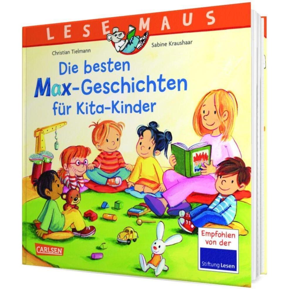 Thumbnail - LESEMAUS Sonderbände: Die besten MAX-Geschichten für Kita-Kinder, Kinderbücher von Christian Tielmann, Sabine Kraushaar