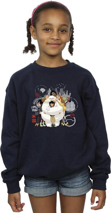 Immagine prodotto Disney Big Hero 6 Baymax Group Hug Felpa Ragazze (116)