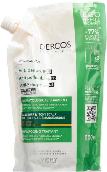 Actual product image Vichy Dercos Anti-Dandruff (500 ml, Liquid shampoo)
