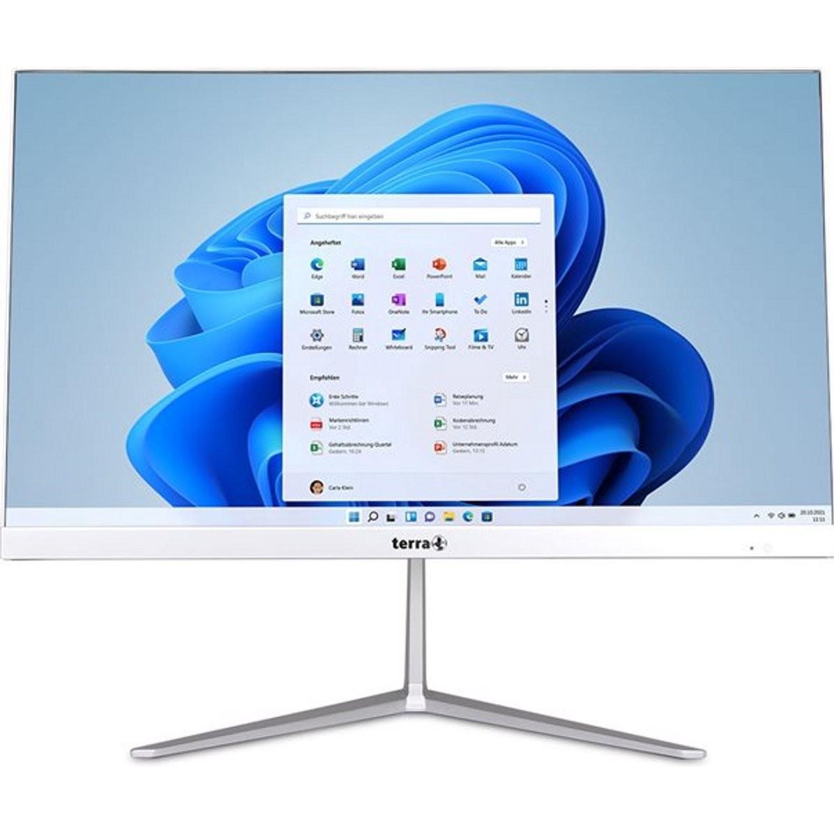 Wortmann TERRA ALL-IN-ONE-PC 2401 GREENLINE (500 GB, 8 GB, Intel Core i3-1315U, Grafica Intel UHD), PC, Nero