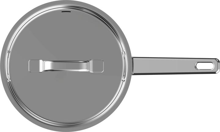 Produktbild WMF Compact Cuisine Stielkasserolle mit Deckel, 20 cm (Stielkasserolle, Edelstahl, 20 x 14 cm)