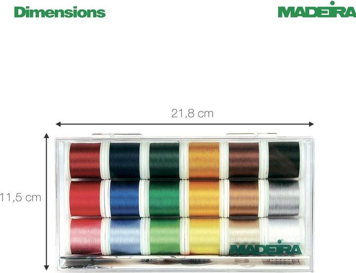 Actual product image Madeira Rayon embroidery thread (200 m)