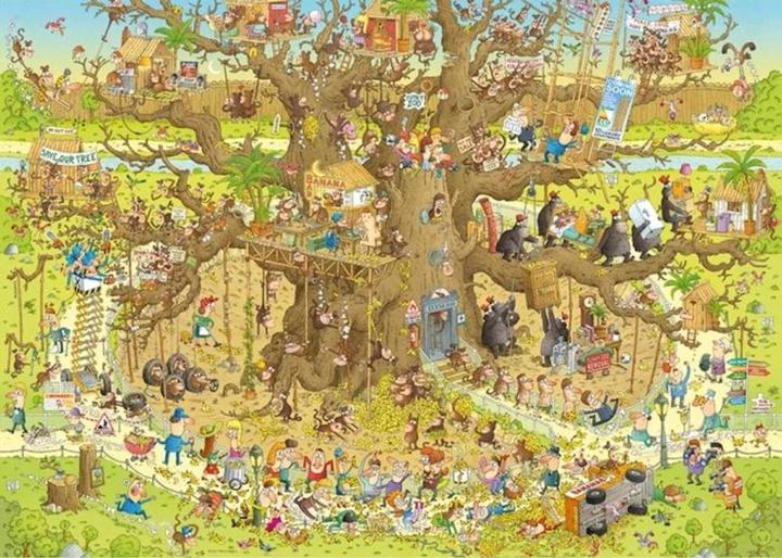 Actual product image Heye Monkey Habitat (1000 pieces)