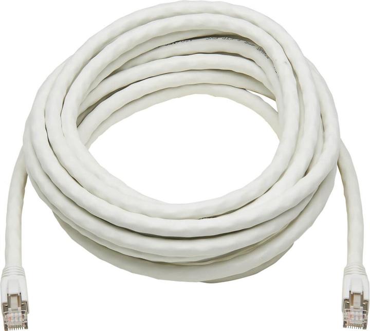 Produktbild Eaton Cat8 25G/40G Certified Snagless Shielded S/FTP Ethernet Cable RJ45 M/M PoE White 20f (S/FTP, CAT8.1, 6.09 m)