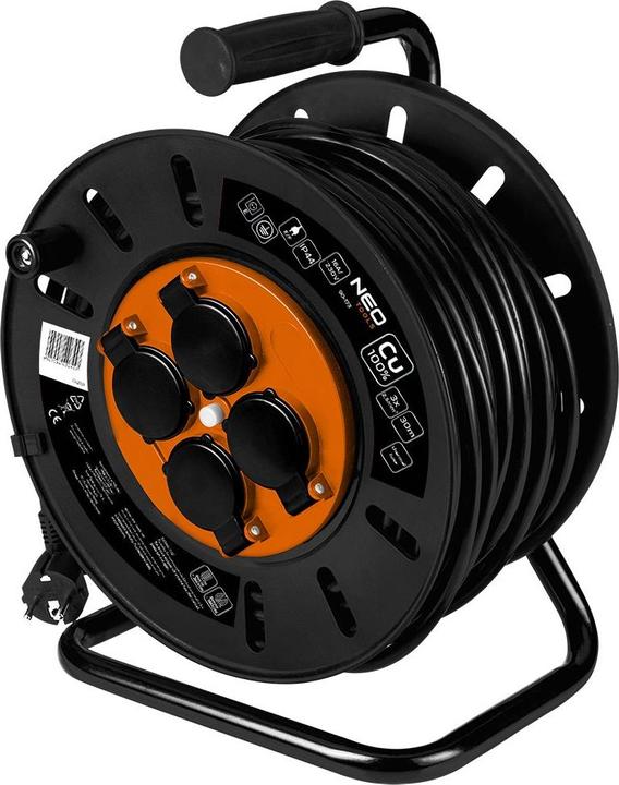 Produktbild Topex Przedłużacz bębnowy 30m 3x2.5mm2 (30 m, 2.50 mm²)