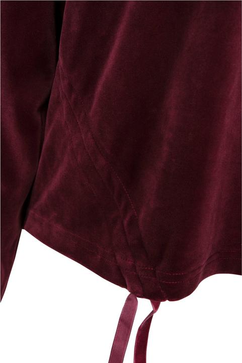 Actual product image Urban Classics UC Ladies Ladies Short Velvet Gathered Hoody (XL)