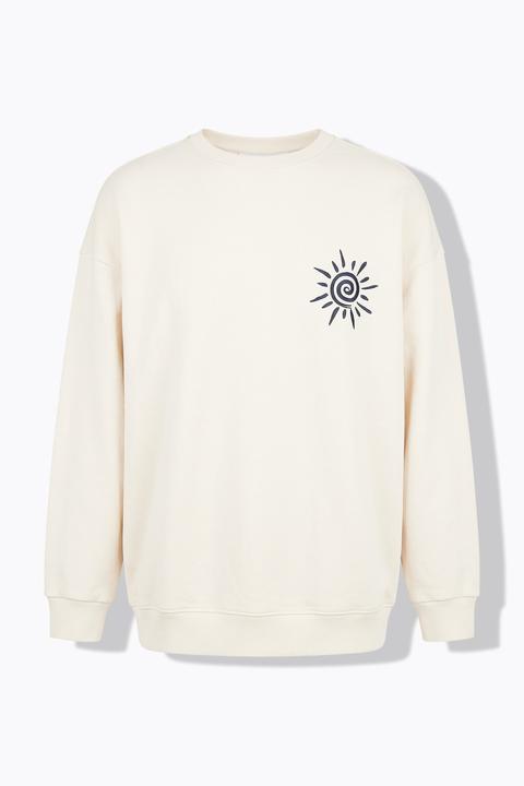 Produktbild Studio Untold Sweatshirt, oversized, Stick und Rückenprint (60)