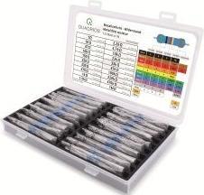 Produktbild Quadrios 201711P002 Metallschicht-Widerstand Sortiment axial bedrahtet 0.25 W 1 % 400 St.