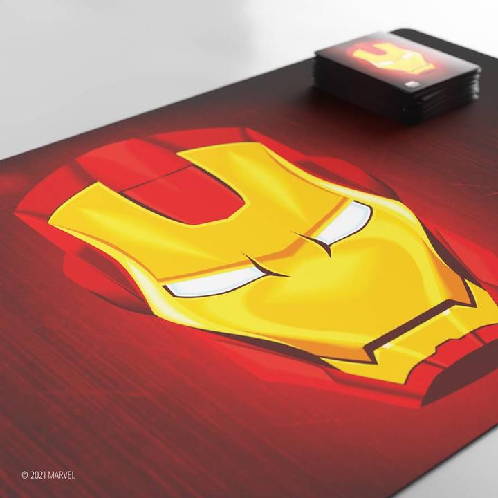 Actual product image Gamegenic GGS40020ML - Marvel Champions Play Mat - Iron Man