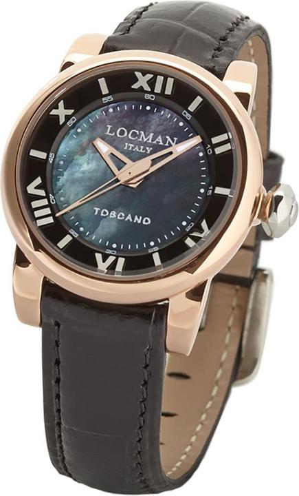 Produktbild Locman Italy Unisex Toscano schwarz Ref. 0595 (Analoguhr)