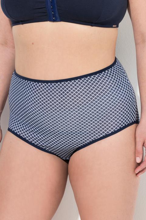 Immagine prodotto Ulla Popken Maxi slip a vita alta in confezione da cinque con fantasia/tinta unita (62, Confezione da 5 pezzi)