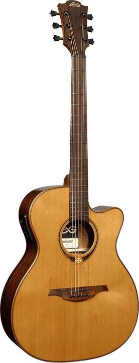 Produktbild LÂG Tramontane 118 (Akustik Gitarre, Brownwood, Khaya, Zedernholz)
