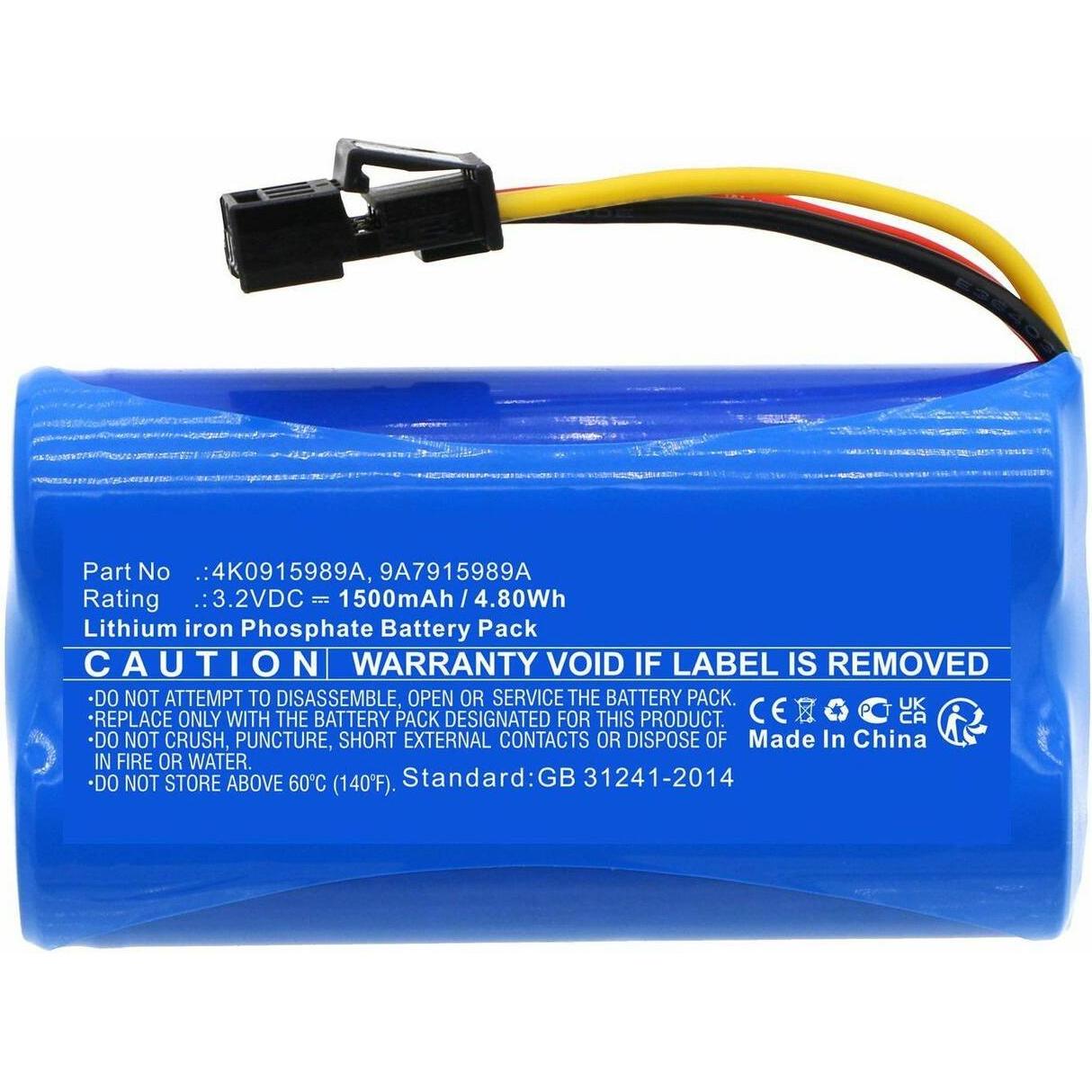 CoreParts Battery for Audi Emergency (3.20 V, 1500 mAh)