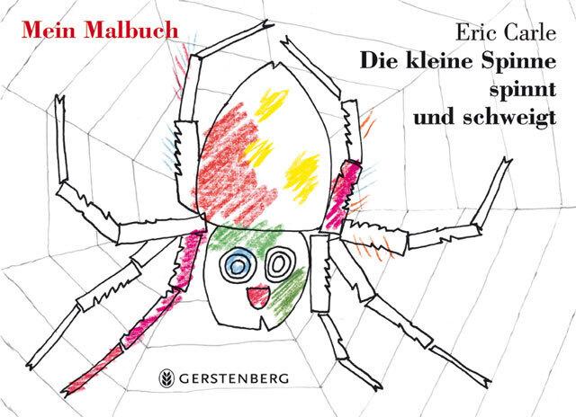 Actual product image The little spider spins and is silent - My coloring book
