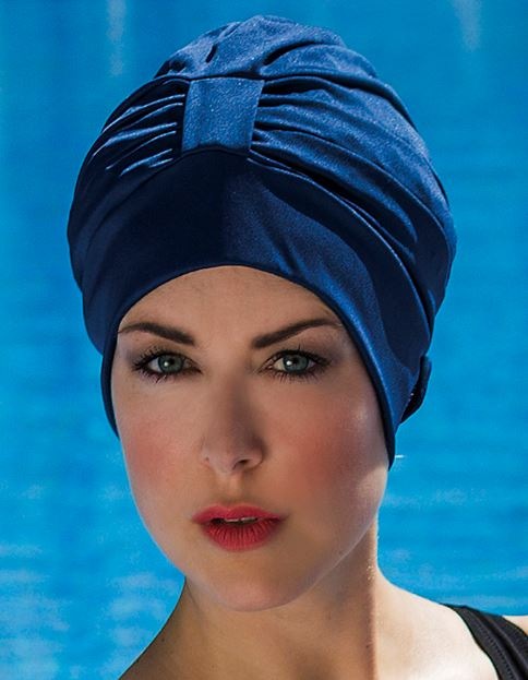 Actual product image Fashy Hair hat. PES FABRIC 3473 52 turq