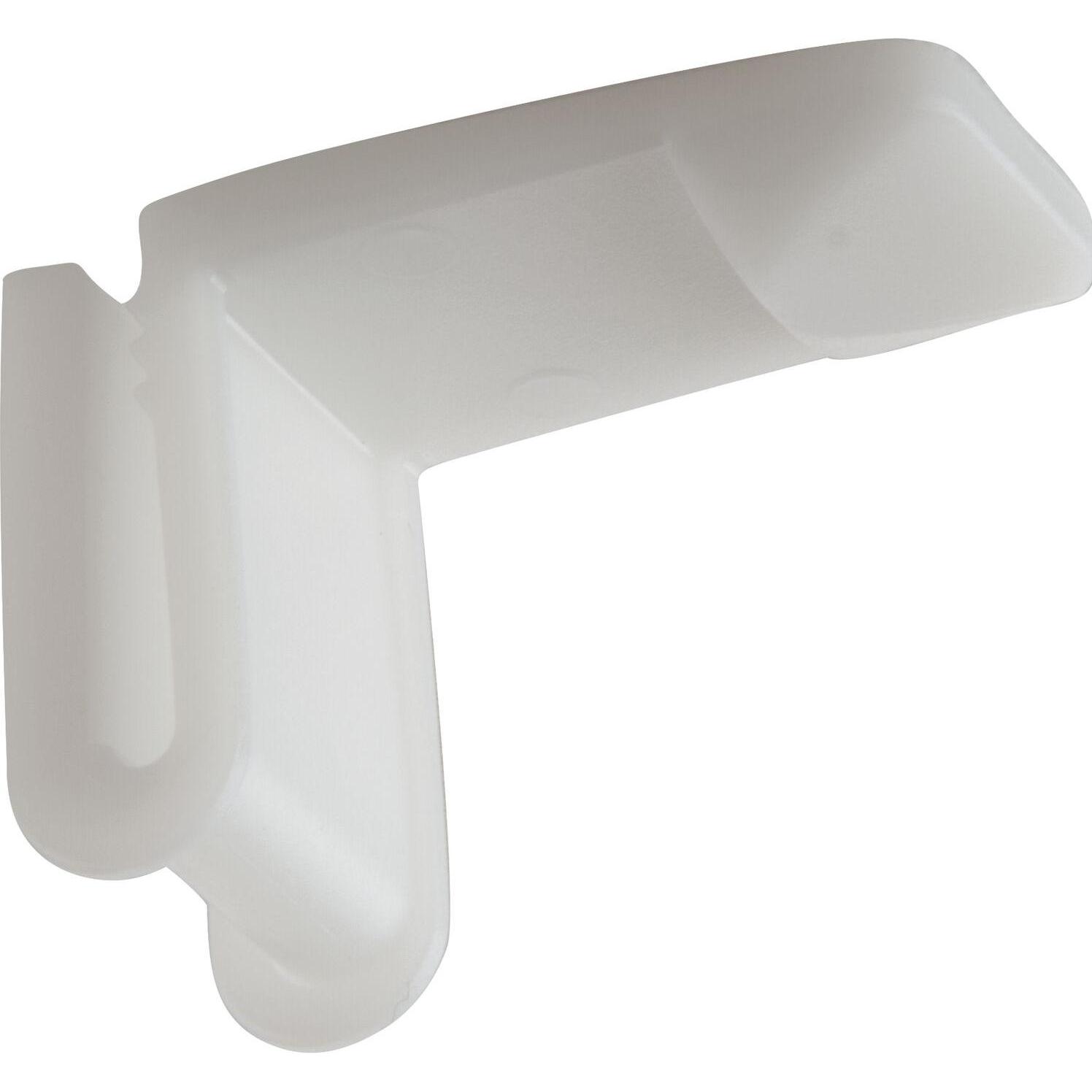 Hettich, Zubehör Verlegematerial, Korrekt Planform Blendenhalter für Gleiter, Kunststoff, weiss