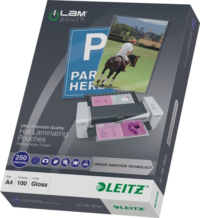 Productafbeelding Leitz Lamineerfilm (A4, 100 Stuk, 250 µm)