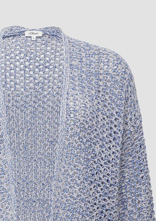 Produktbild S.Oliver Strickjacke Ajour-Strickcardigan aus Baumwollmix (46)
