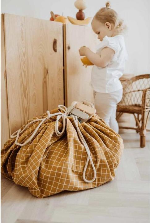 Image du produit play&go Print Organic grid moutarde