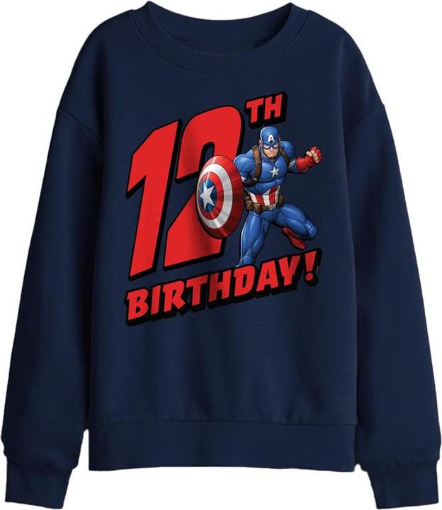 Produktbild Captain America Sweatshirt 12er Geburstag (116)