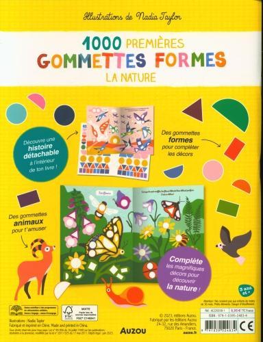 Produktbild Auzou France La nature : 1000 premières gommettes formes (Taylor Nadia, Französisch)